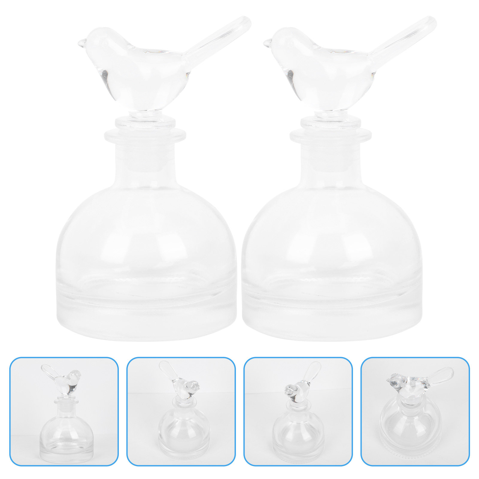 Fragrance Perfume Car - 2 Buah Botol Parfum Kaca Premium