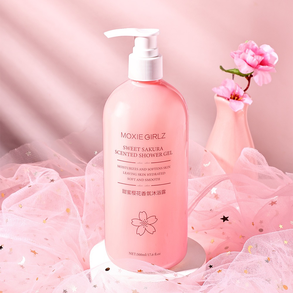 Perfume Fragrance Moisturizer - Gel mandi wangi bunga sakura manis