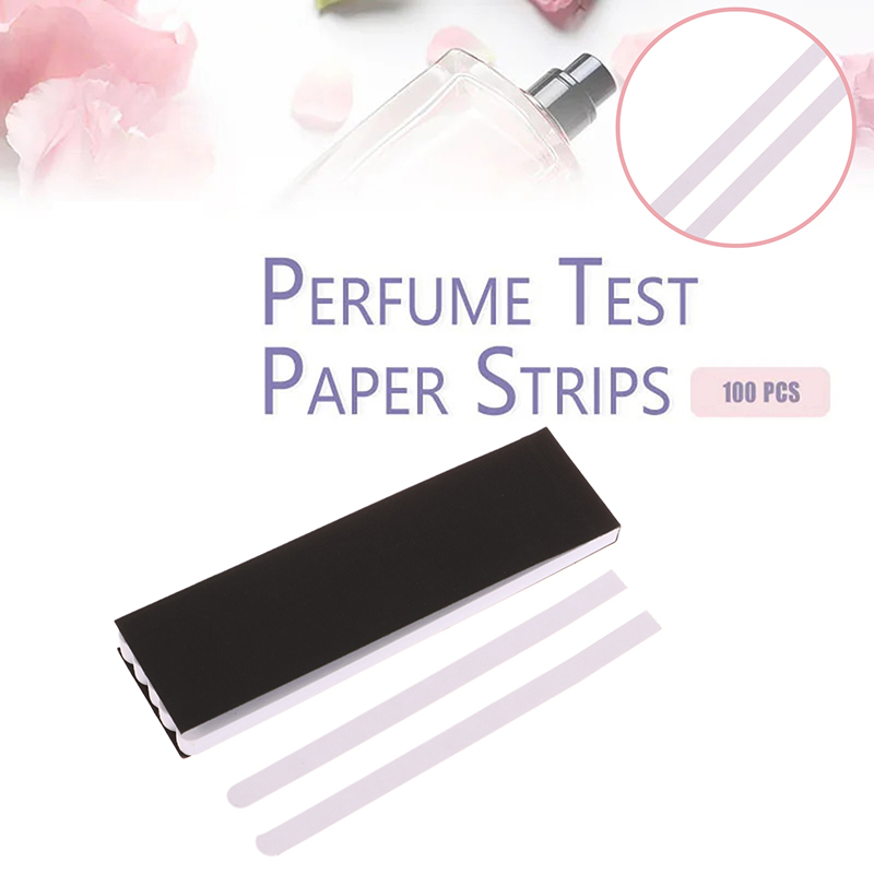 Perfume Fragrance Test - 100 Buah Strip Kertas Uji Parfum