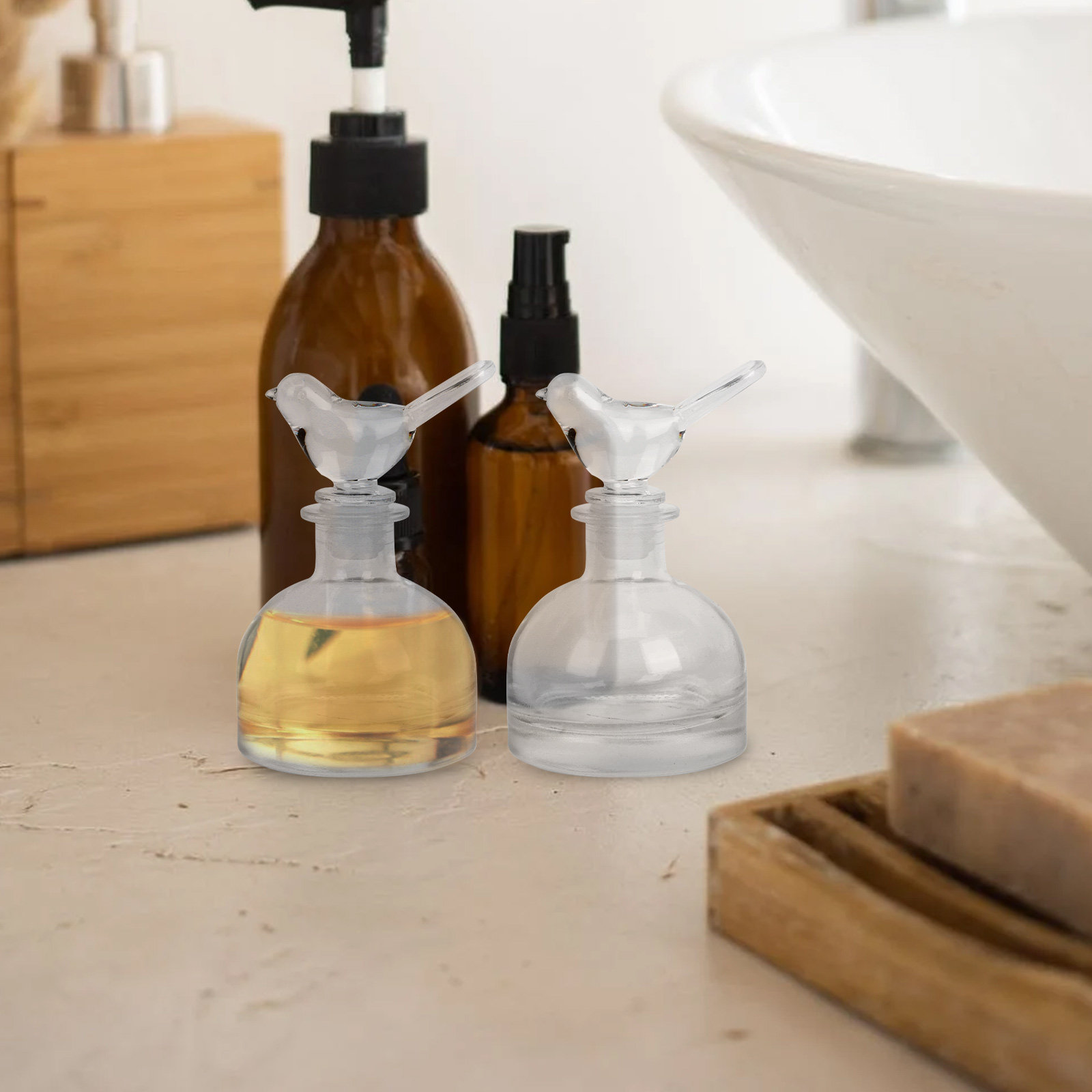 2 Buah Botol Parfum Kaca Premi - Fragrance Perfume Car ulasan dan harga