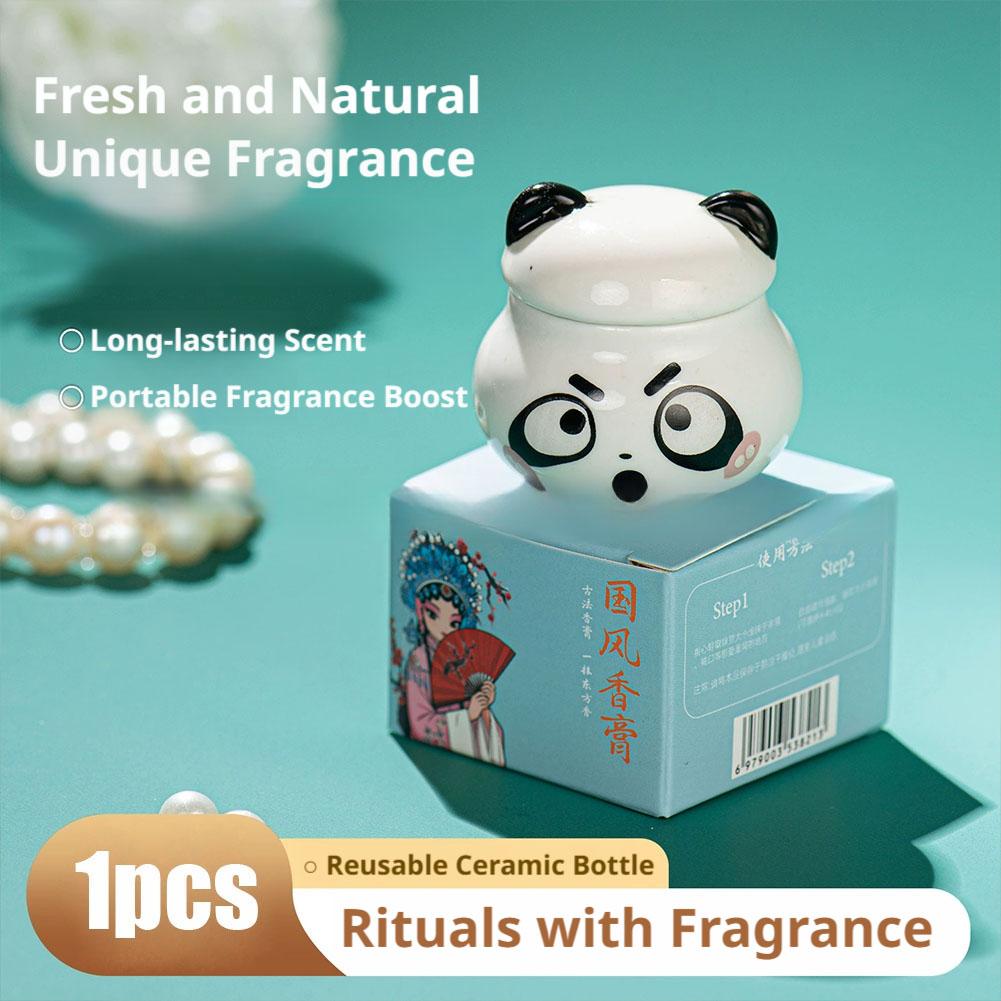 Krim Wangi Padat Panda Lucu da - Perfume Fragrance Moisturizer ulasan dan harga
