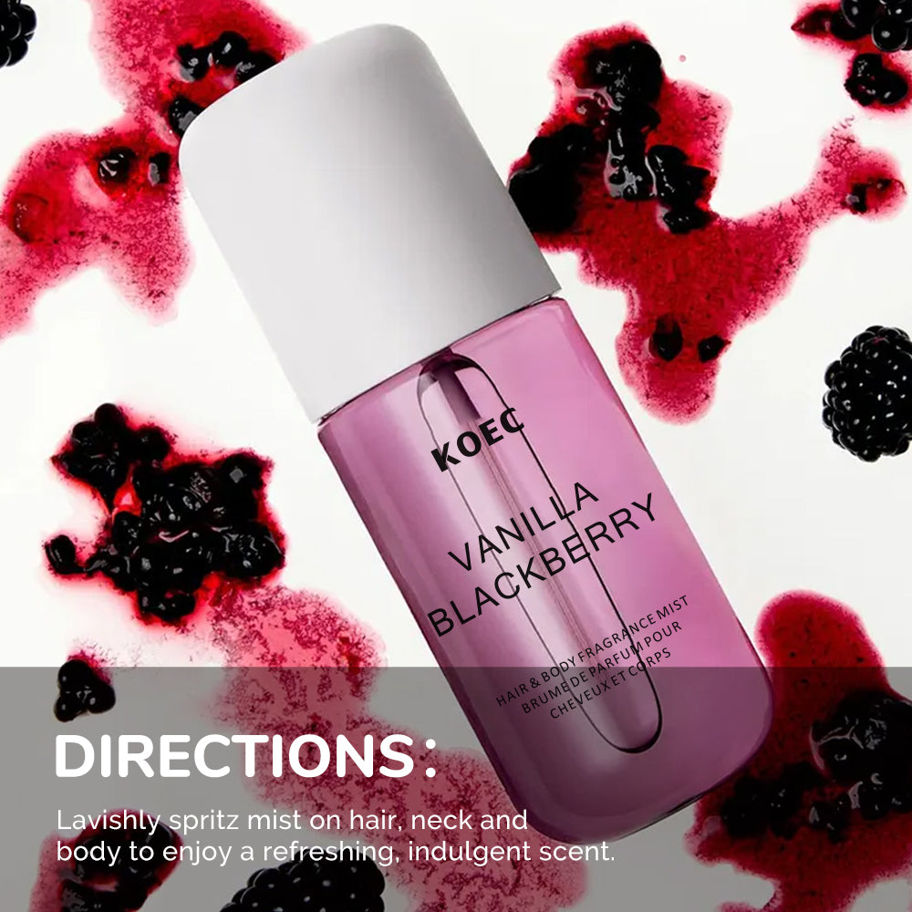 50ml KOEC Vanilla Blackberry F - Perfume Fragrance Mist ulasan dan harga