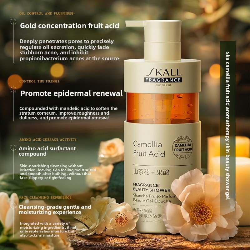Camellia Fruit Acid Body Wash  - Perfume Fragrance Moisturizer ulasan dan harga
